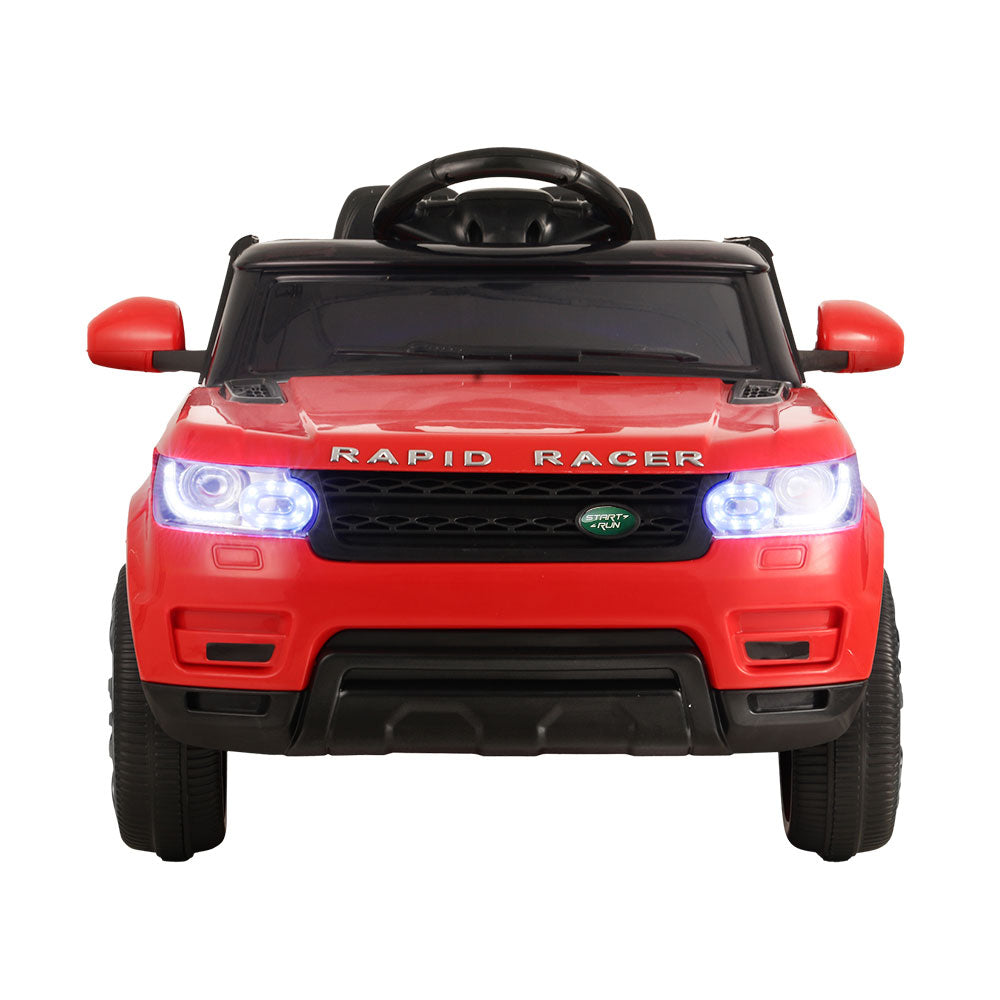 Rigo Kids Electric Ride On Car SUV Range Rover-inspired Cars Remote 12V Red
