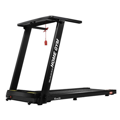 Cinta de correr eléctrica Everfit para gimnasio en casa, ejercicio físico, totalmente plegable, 420 mm, color negro