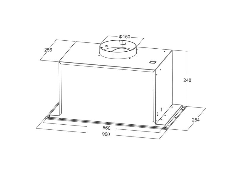 Undermount Rangehood 90cm