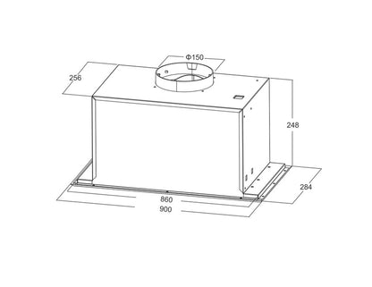 Undermount Rangehood 90cm