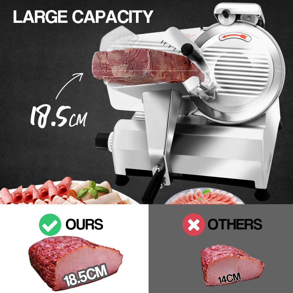 EuroChef Commercial 10 inch Meat Slicer Food Cutting Machine Electric Deli Shaver