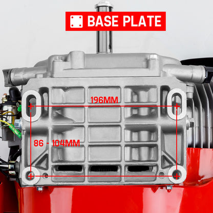 Baumr-AG 16HP 固定式发动机汽油直接点火 OHV 四冲程电动反冲启动