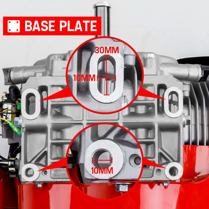 Baumr-AG 16HP 固定式发动机汽油直接点火 OHV 四冲程电动反冲启动