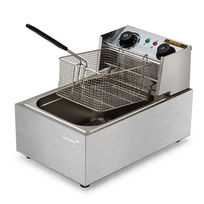 EuroChef Commercial Electric Deep Fryer Frying Basket Chip Cooker Fry Scoop