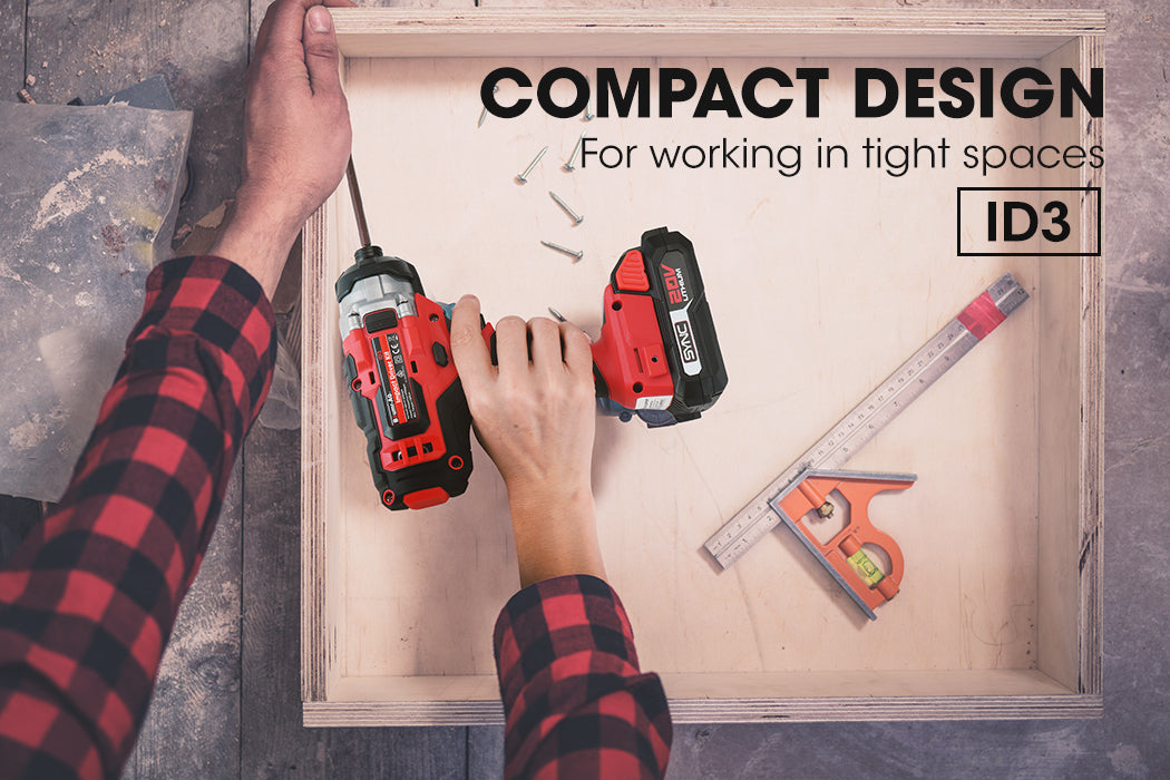 BAUMR-AG 20V Cordless Drill and Impact Driver Combo Kit w/ SYNC Battery & Charger