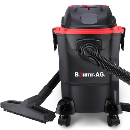 Aspiradora en seco y húmedo Baumr-AG 20L 1200W, con soplador, para coche, taller, alfombras