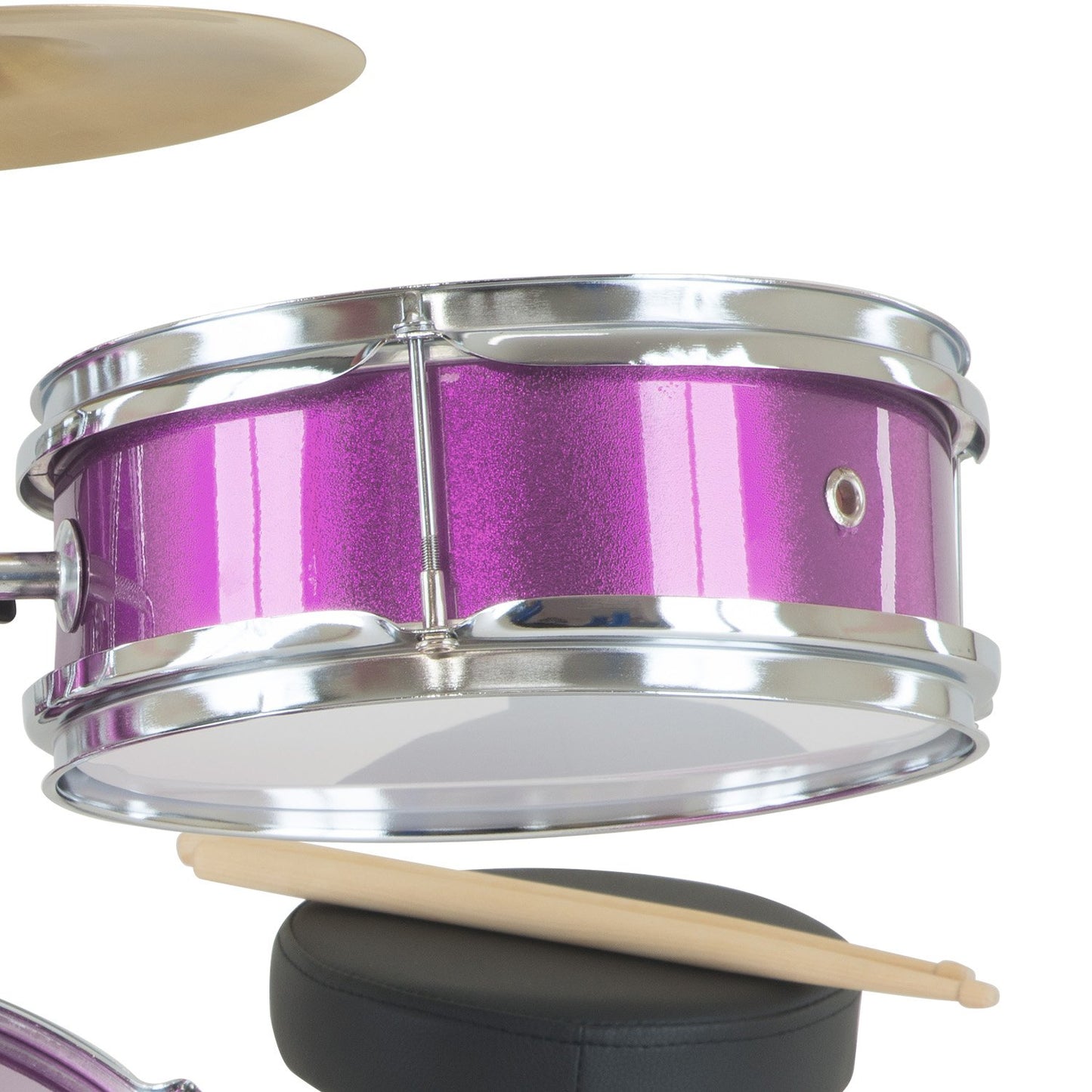 Karrera Childrens 4pc Drum Kit - Purple