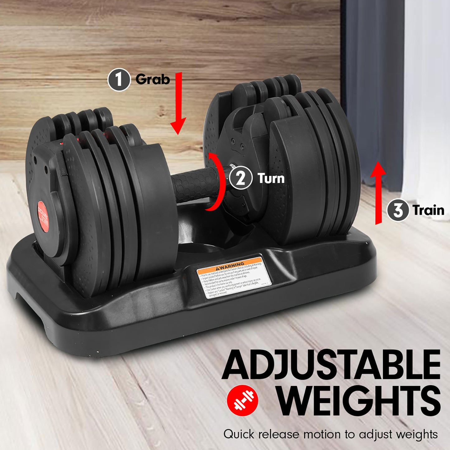 Powertrain 20kg Gen2 Home Gym Adjustable Dumbbell
