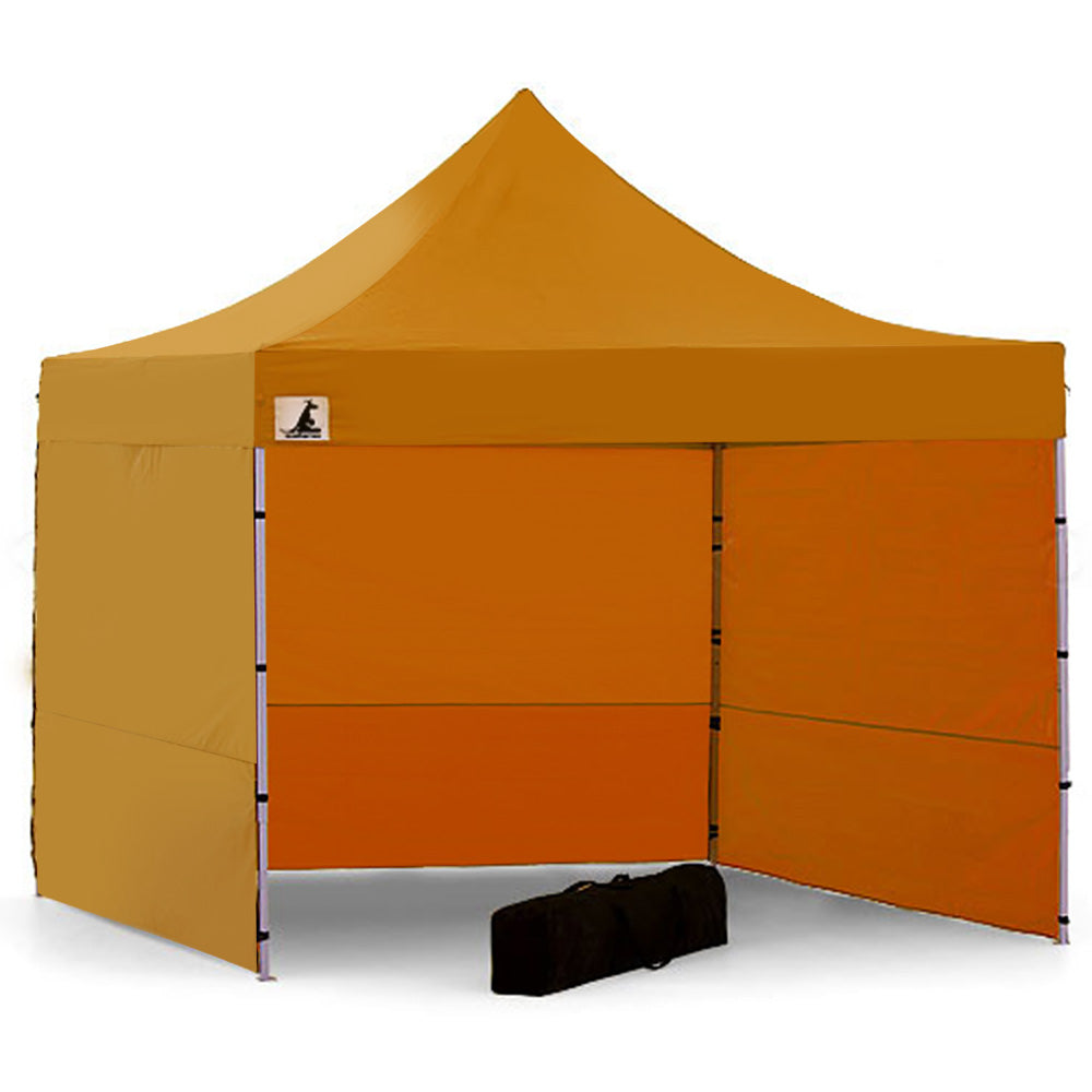 Wallaroo Gazebo Tent Marquee 3x3 PopUp Outdoor - Orange