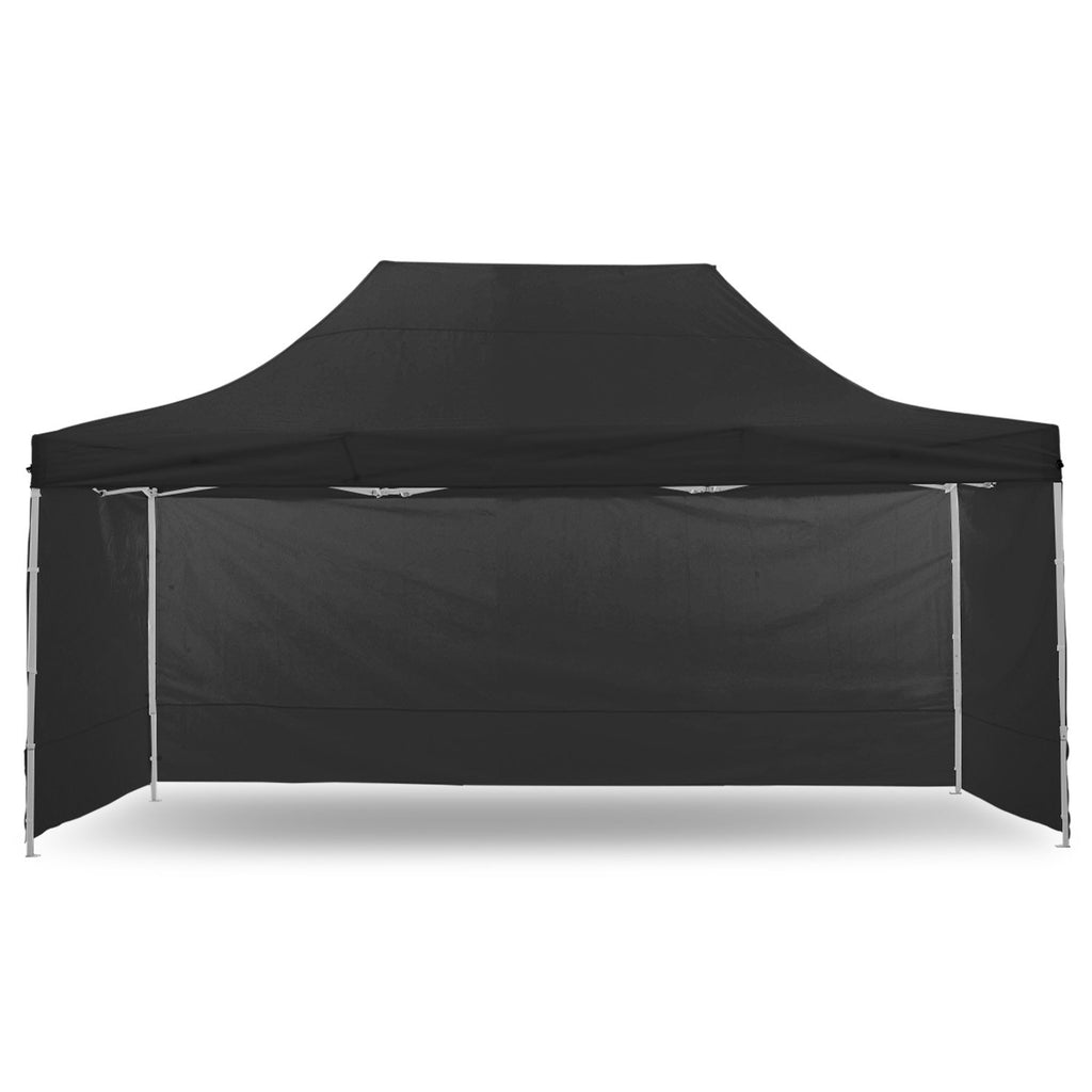 Wallaroo Gazebo Tent Marquee 3x4.5m PopUp Outdoor Black