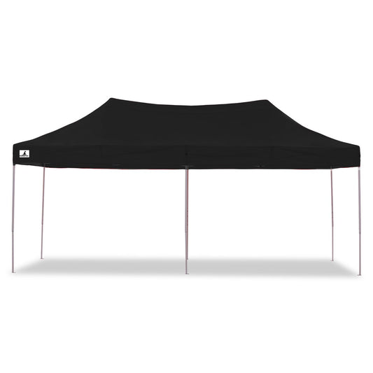 Wallaroo Gazebo Tent Marquee 3x6m PopUp Outdoor Wallaroo Black