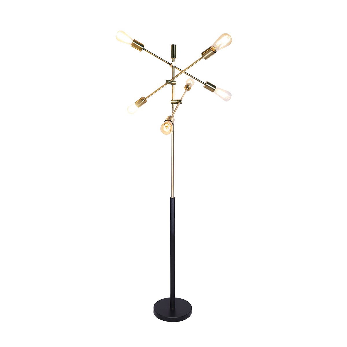 Sarantino 6-Light Metal Sputnik Floor Lamp