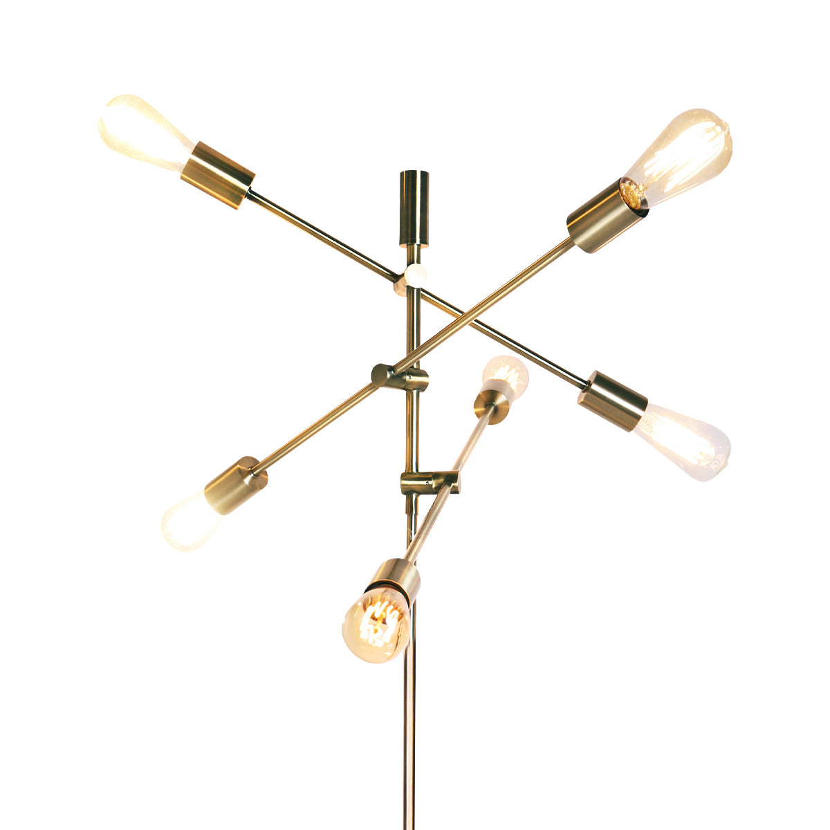 Sarantino 6-Light Metal Sputnik Floor Lamp