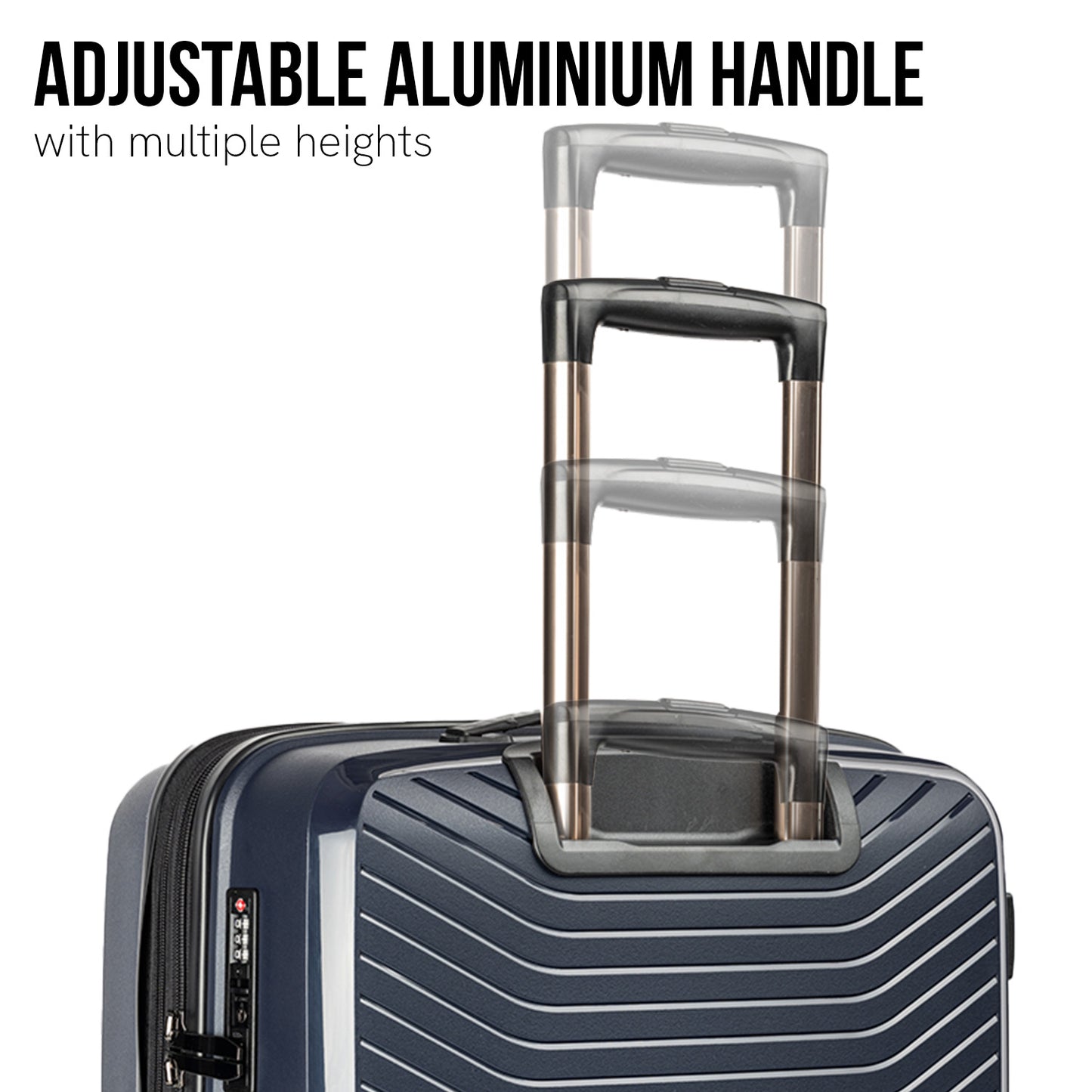 Olympus Astra 20in Lightweight Hard Shell Suitcase - Aegean Blue