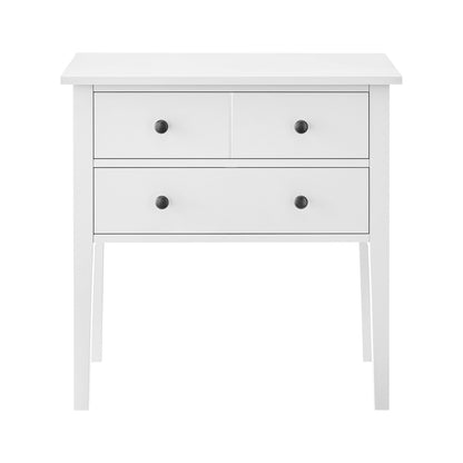 Sarantino Sven Bedside Table Night Stand - White