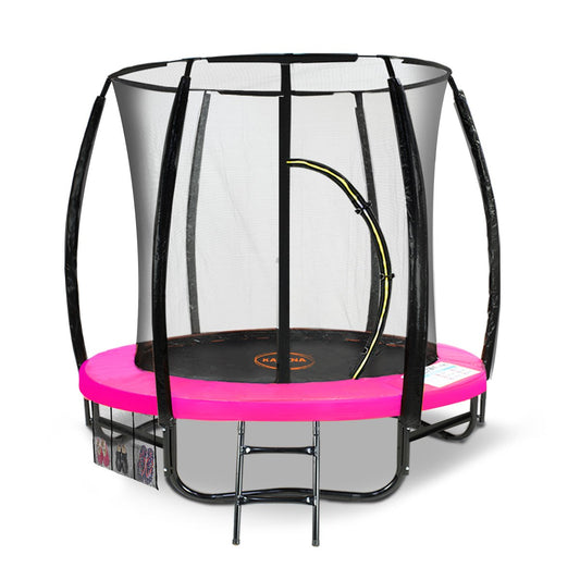 Kahuna Classic 6ft Outdoor Round Trampoline Safety Enclosure - Pink