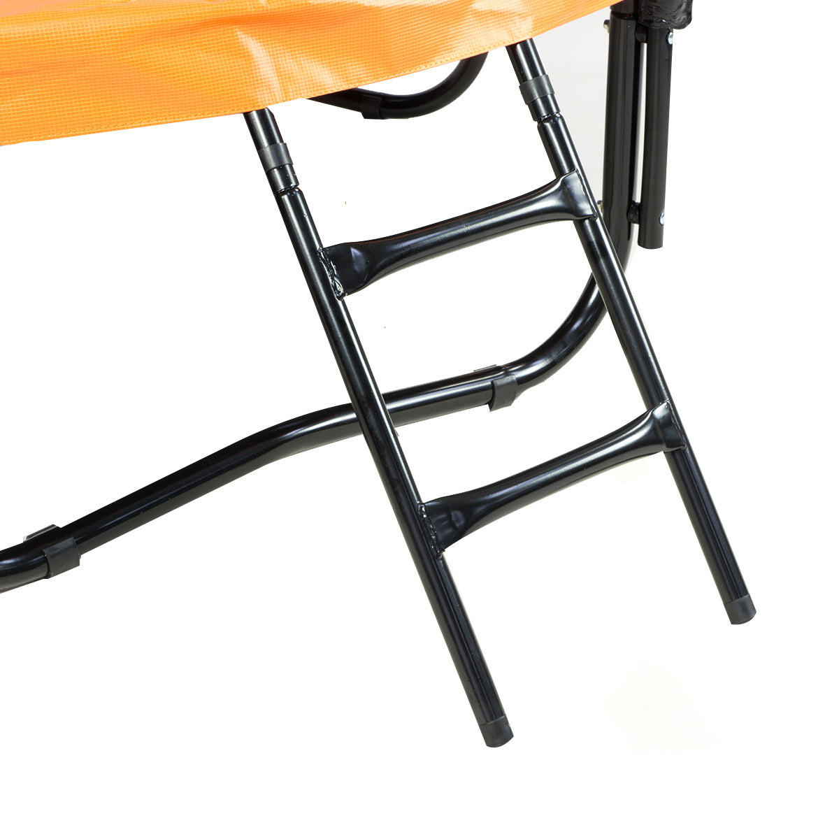 Kahuna 12ft Outdoor Trampoline Kids Children With Safety Enclosure Pad Mat Ladder Basketball Hoop Set - Orange