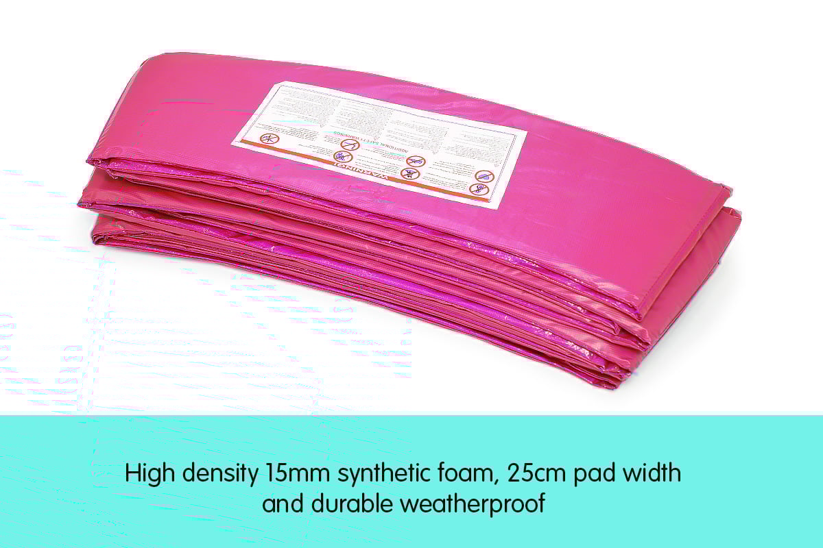 Kahuna 8ft Trampoline Replacement Pad Round - Pink