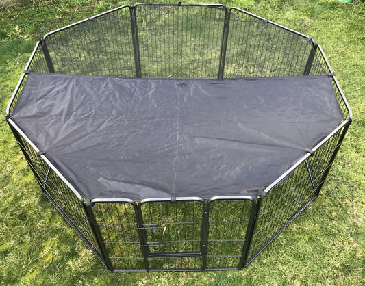 YES4PETS 80 cm Heavy Duty Pet Dog Puppy Cat Rabbit Exercise Playpen Fence With Cover