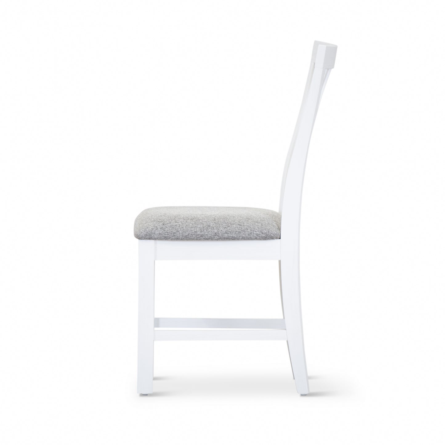 Laelia Dining Chair Set of 4 Solid Acacia Timber Wood Coastal Furniture - White