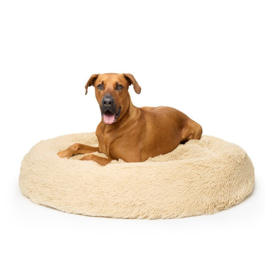 Fur King "Nap Time" Calming Dog Bed - XL -Brindle