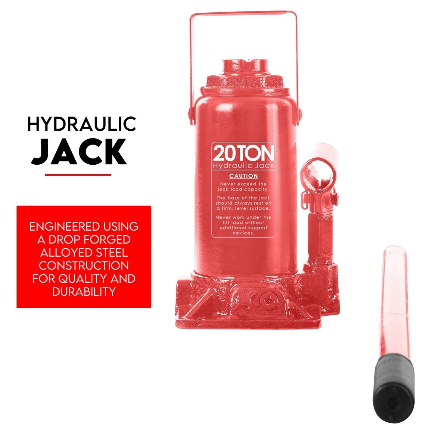 20 Ton Hydraulic Shop Press Workshop Jack Stand Bending Tool
