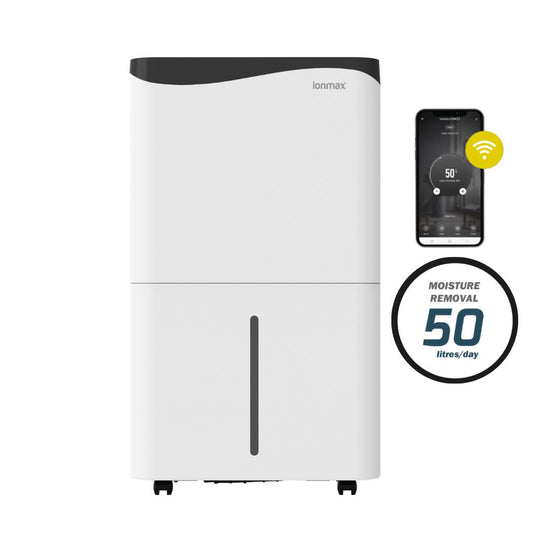 Deshumidificador con compresor Ionmax Rhine de 50 l/día con aplicación móvil