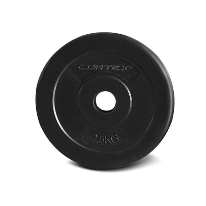 Juego de pesas con barra EnduraCast de 90 kg de CORTEX