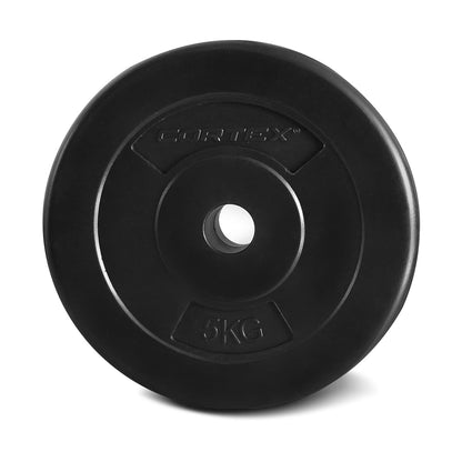 Juego de pesas con barra EnduraCast de 90 kg de CORTEX