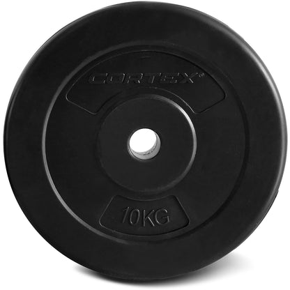 Juego de pesas con barra EnduraCast de 90 kg de CORTEX