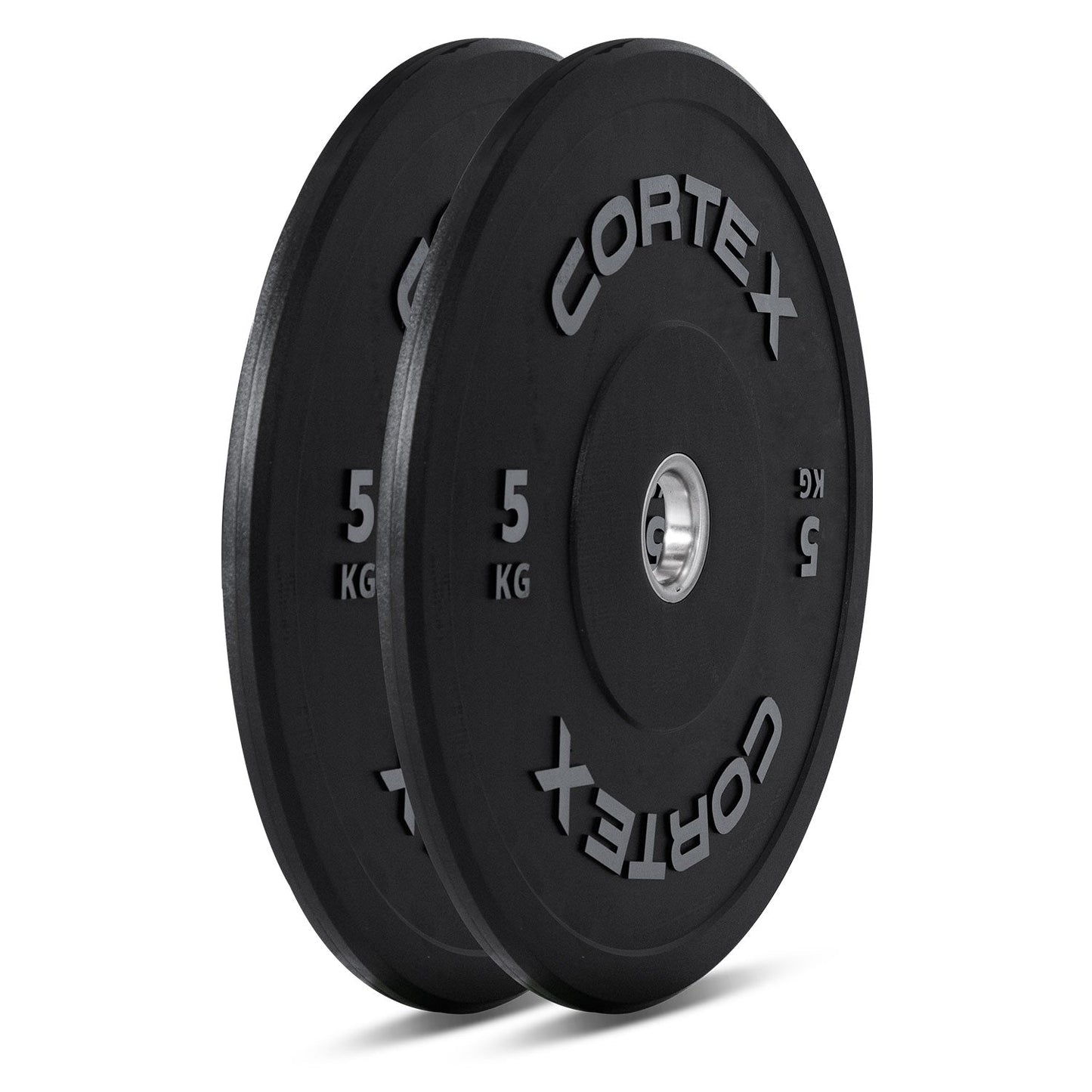CORTEX 70kg Black Series V2 Rubber Olympic Bumper Plate Set 50mm