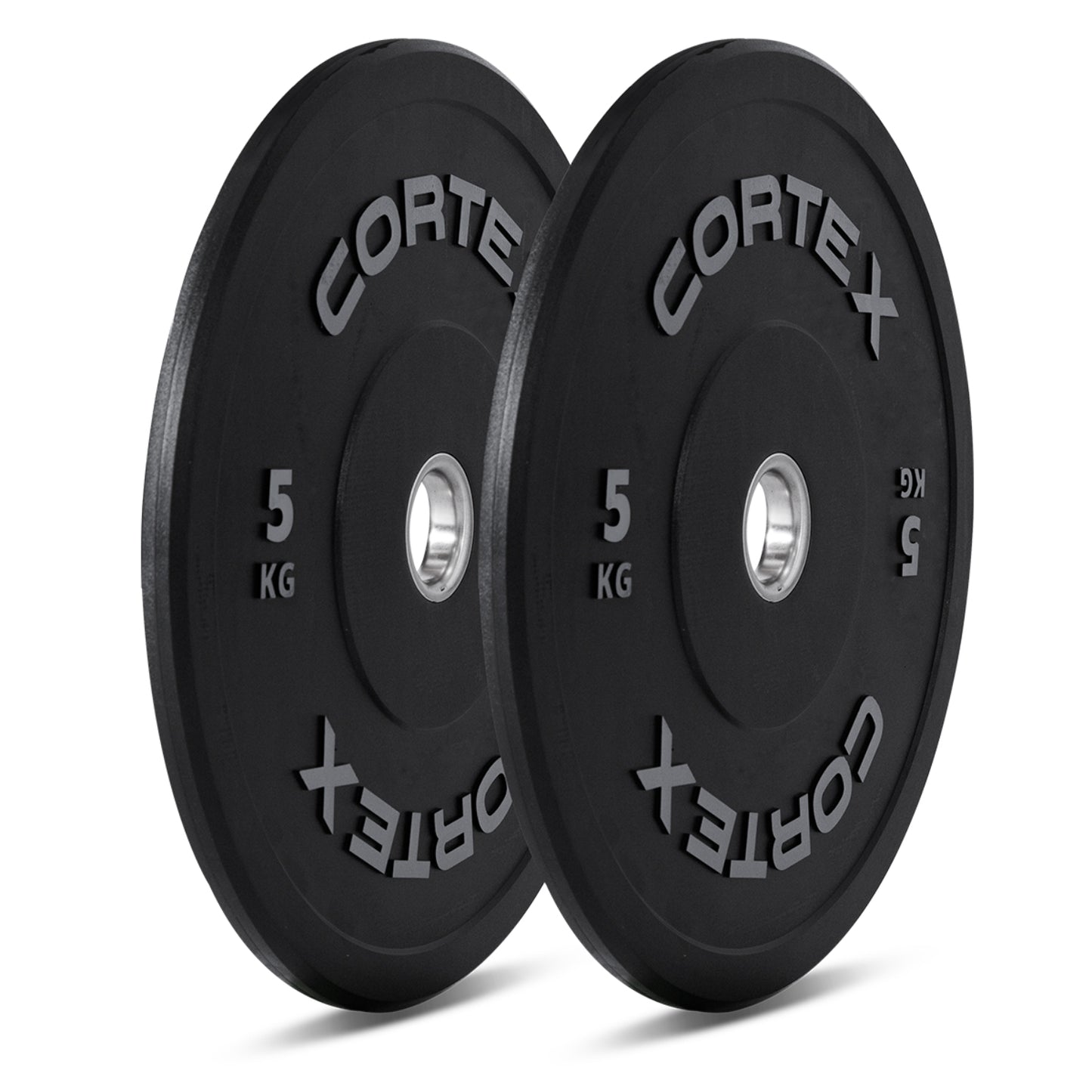 CORTEX 260kg Black Series V2 Rubber Olympic Bumper Plate Set 50mm with ZEUS100 Barbell