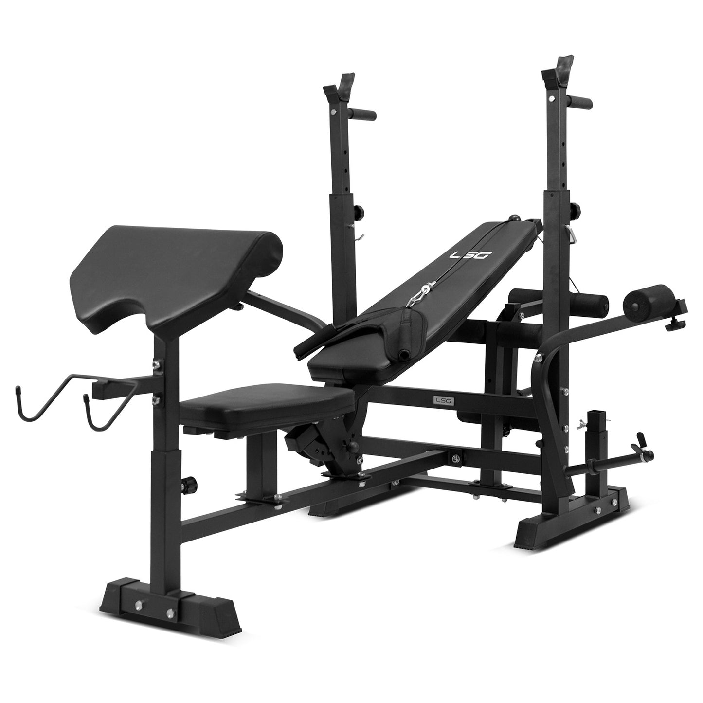 LSG GBN100 Multi Function Bench Press with 90kg Weight and Bar set