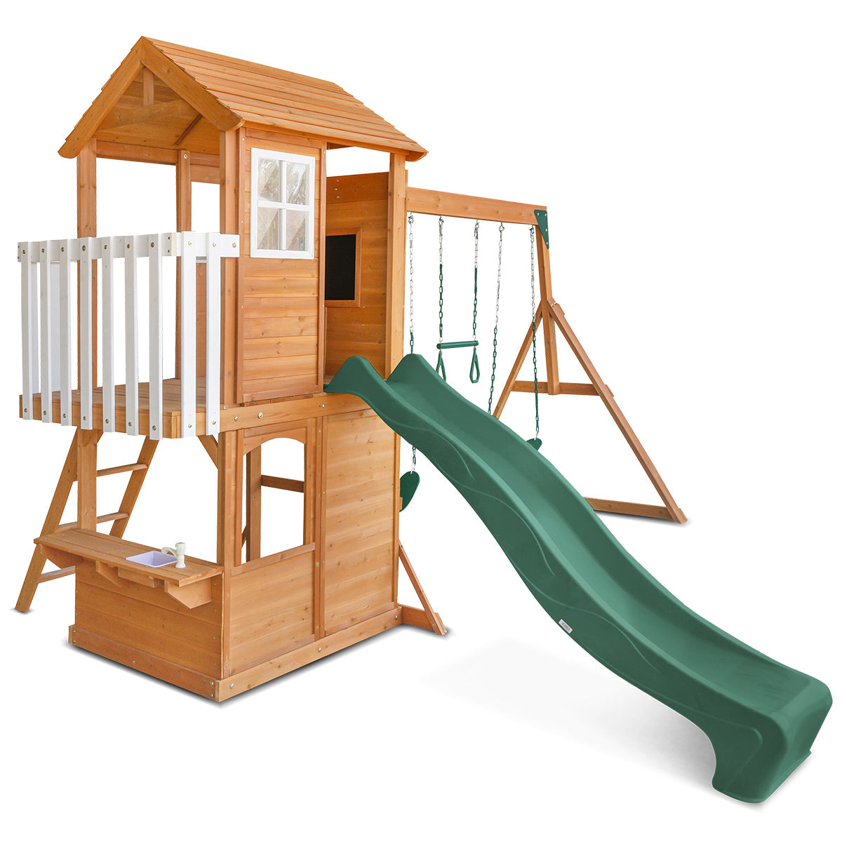Lifespan Kids Springlake Play Centre With 2.2m Green Slide