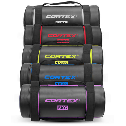 Bolsa de fuerza CORTEX de 75 kg, juego completo con soporte de almacenamiento