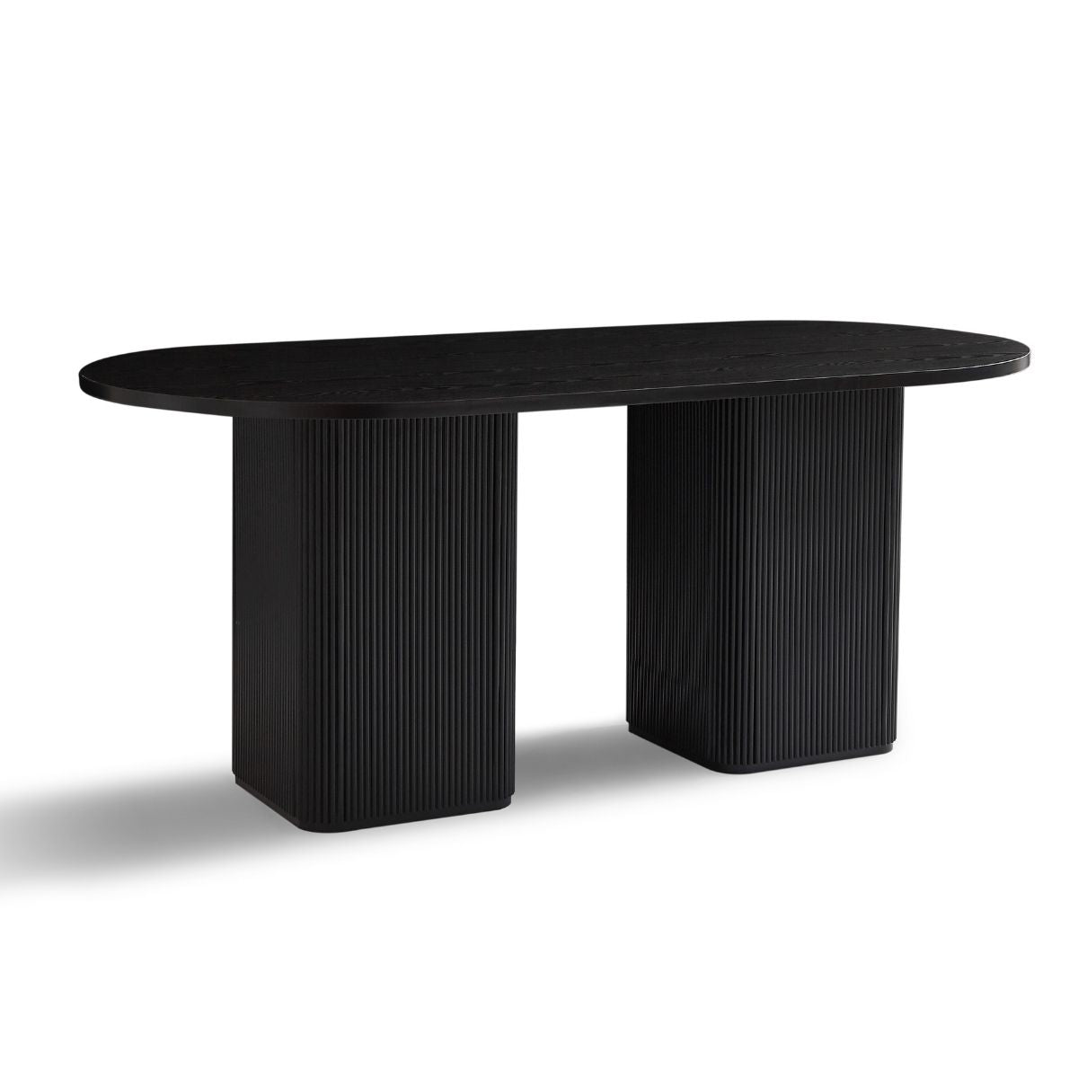 Kate 6 Seater Black Column Dining Table