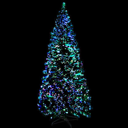 Jingle Jollys 1.8m Christmas Tree Optic Fibre LED Xmas tree Warm White