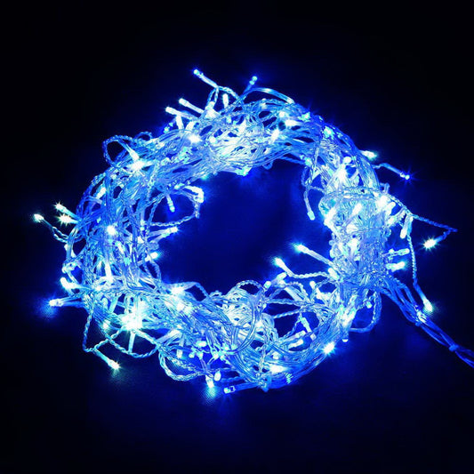 20 米圣诞灯 冰柱灯 800 LED 蓝白装饰 Jingle Jollys